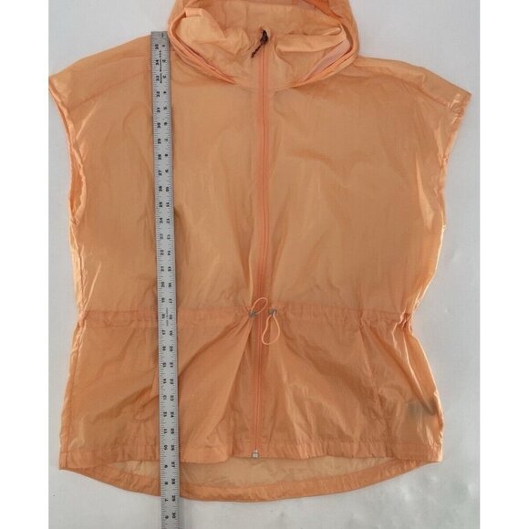 Columbia Women’s Orange 100% Nylon Sheer Jacket Sleeveless Size XL Activewear - Picture 9 of 10